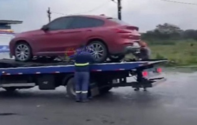 Carro de Cristian Bell é apreendido pela PRF por IPVA atrasado em Feira de Santana