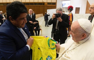 CBF lamenta morte do Papa Francisco e decreta luto no futebol brasileiro