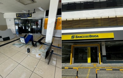 Agência do Banco do Brasil é alvo de vandalismo no bairro do Imbuí, em Salvador