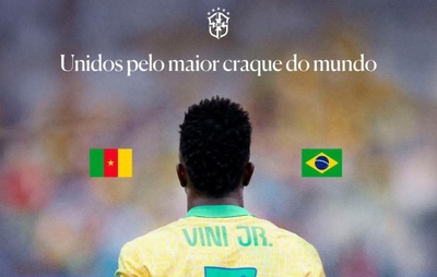 Antes de Brasil x Uruguai, CBF homenageia Vini Jr. com teste de ancestralidade; saiba detalhes