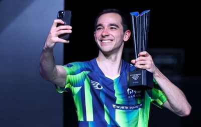 Aniversariante do dia, Calderano bate Felix Lebrun na Eslovênia e conquista bicampeonato do Star Contender