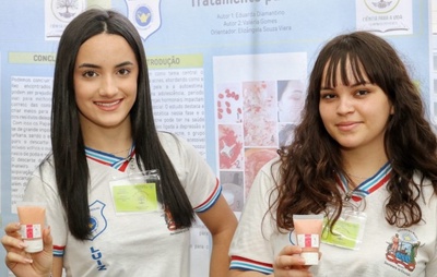 Alunas de colégio em Guanambi criam creme antiacne à base de tomate-cereja