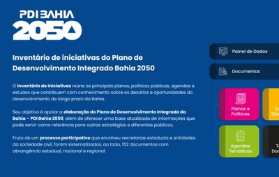 Bahia: Seplan mapeia 152 documentos para atualizar Plano de Desenvolvimento Integrado 2050