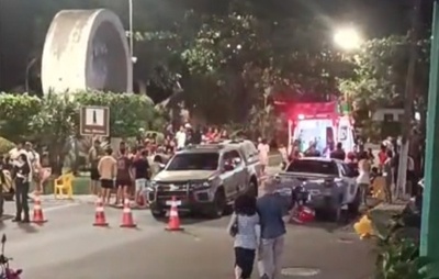 Moto em alta velocidade invade lanchonete e atropela mulher em Jacobina