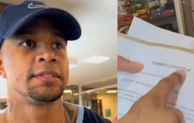 Fãs levam currículos para aplicar 'óleo' em Léo Santana após vídeo viralizar