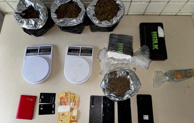 PM apreende drogas em Marechal Rondon