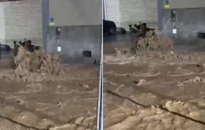 Rompimento de tubulação causa alagamento e afeta abastecimento na Boca do Rio