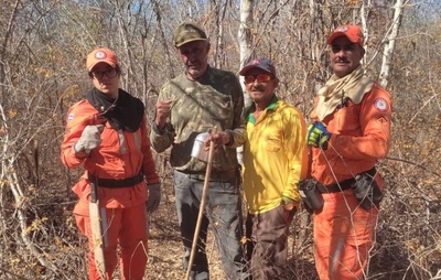 Homem desaparecido por dois dias é resgatado vivo em mata na zona rural de Santana
