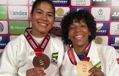 Rafaela Silva e Luana Carvalho sobem ao pódio do Gram Slam de judô e Brasil vai à 5 medalhas