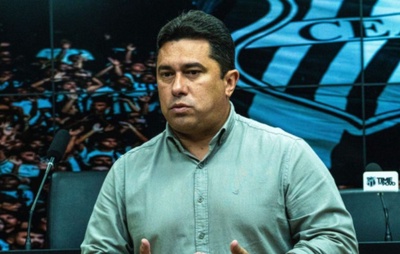 Presidente do Ceará se exalta e xinga membros da imprensa após derrota para o Bahia na Fonte Nova