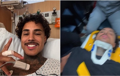 MC Livinho sofre acidente de trânsito e é internado na UTI com perfurações no pulmão