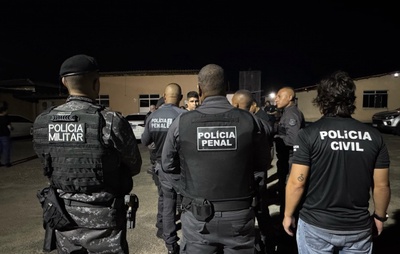 Operação em presídios é deflagrada para identificar articulação de detentos em incêndios de carros no Lobato