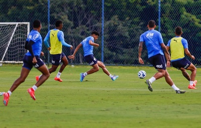 Bahia realiza penúltimo treino com bola antes de enfrentar o Red Bull Bragantino