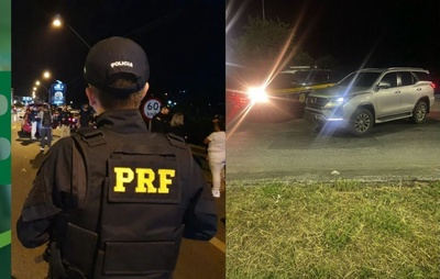 Baiano aceita transportar carro roubado por R$ 3 mil do Rio para Juazeiro e é preso pela PRF