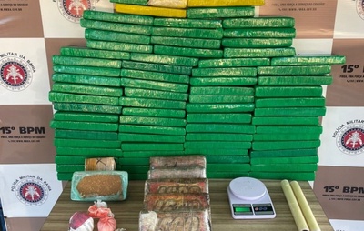 PM-BA Apreende 80kg de Drogas em Operação no Bairro Maria Pinheiro, Itabuna