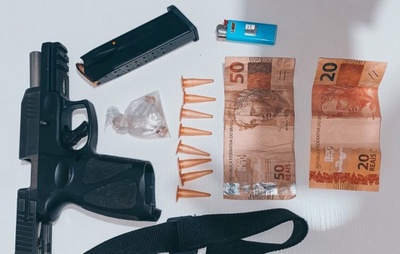 Adolescente apreendido com arma e drogas em Campinas de Malhadas, Mata de São João