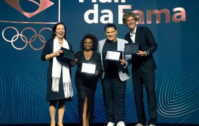 Daiane dos Santos, Edinanci Silva, Guga e Afrânio Costa entram para o Hall da Fama do COB