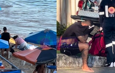 Jovem de 28 anos morre afogado na Praia da Boa Viagem, em Salvador; esposa passa mal