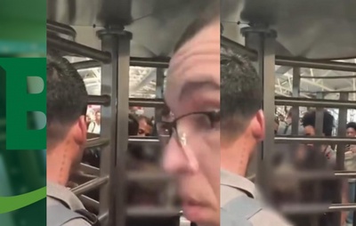 VÍDEO: Menino é detido após bater em idoso e cometer furtos no metrô de Salvador
