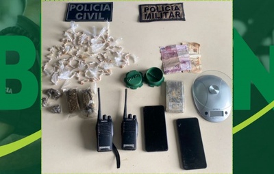 Polícia prende acusado de tráfico e tortura junto a drogas na Operação Visão em cidade no sudoeste baiano