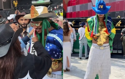 Baiano é escolhido por assessora de Beyoncé como melhor look de show em Londres: "Eu disse que ia trazer essa coroa"