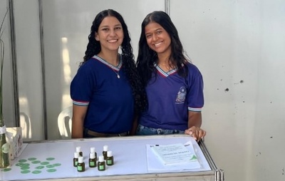 Estudantes baianas criam óleo natural com capim-santo para aliviar sintomas de ansiedade