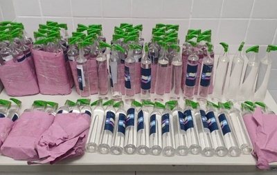 PM apreende mais de 100 frascos de lança-perfume em Feira de Santana; material teria vindo do Rio de Janeiro