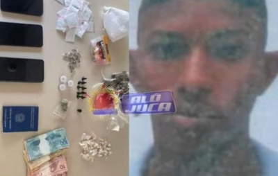 Homem é preso com drogas e celulares em Sussuarana Nova