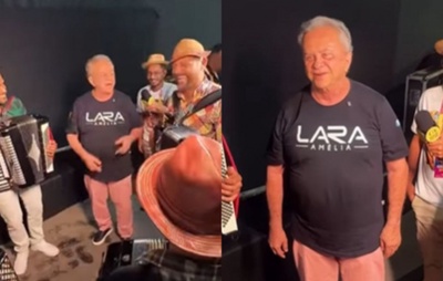 Flávio José exalta sanfoneiros nos bastidores do São João de Jequié: “Defensores da nossa cultura”