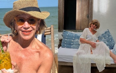 Silvia Poppovic compartilha cliques em Trancoso: “Viva a Bahia”