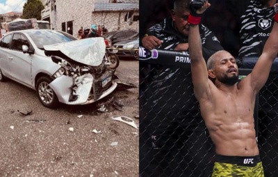 Ex-campeão do UFC, Deiveson Figueiredo sofre acidente de carro em Belém