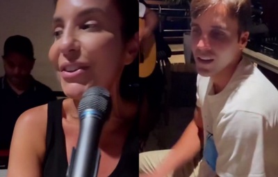 VÍDEO: Daniel Cady ganha 'serenata' de Ivete Sangalo em aniversário de 40 anos