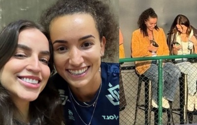 Gabi Guimarães, estrela do vôlei, assume namoro com influenciadora Bruna Unzueta (Boo)