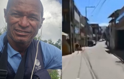 Repórter da TV Bahia é ameaçado por traficantes durante cobertura ao vivo em Salvador