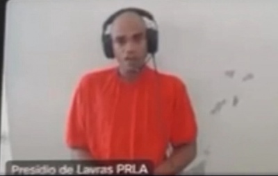 VÍDEO: Detento afirma ser “inimigo n.º 1 do Estado” durante audiência de custódia em MG