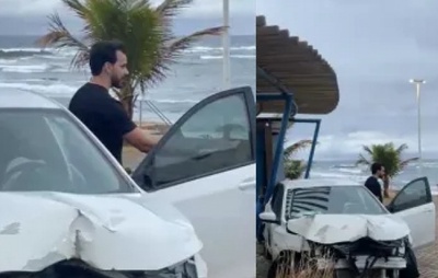 Filho de vereadora de Salvador hostilizado após atropelamento de corredor; vítima teve perna amputada