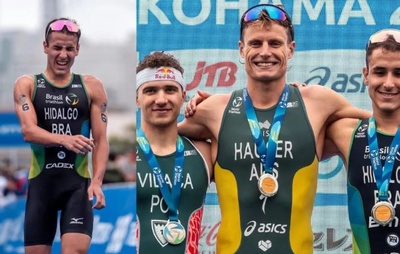 Miguel Hidalgo conquista bronze na abertura da World Series de Triatlo em Yokohama