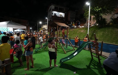 Salvador: Luiz Anselmo ganha praça revitalizada e arena esportiva com investimento de R$ 1,4 milhão