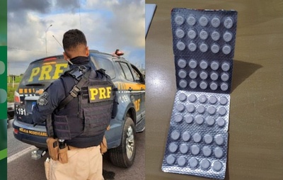 PRF apreende comprimidos de anfetaminas na BR-242 na região do Vale São Francisco