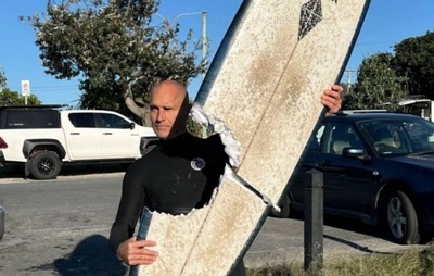 Surfista australiano escapa ileso após ataque de tubarão-branco em Cabarita Beach