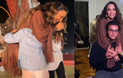 Ivete Sangalo emociona em gravação com filhas gêmeas e filho participa ativamente