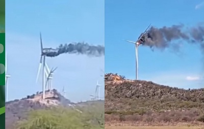 Torre Eólica em Sobradinho, Bahia, em Chamas: Causas e Impactos Sob Investigação