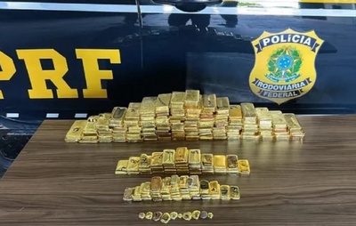 PRF apreende R$ 61 milhões em ouro em Boa Vista: maior apreensão do país