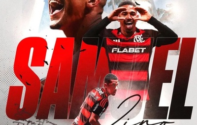 Chama o Samu: Flamengo anuncia contratação de Samuel Lino