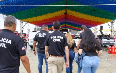 Polícia Civil realiza vistoria técnica e reforça atuação no São João de Cruz das Almas