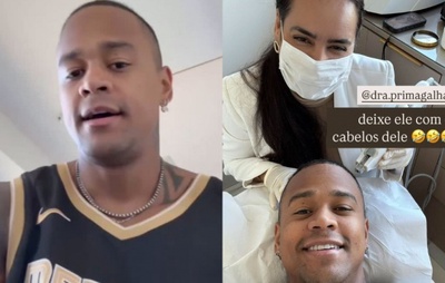 Léo Santana passa por procedimento capilar em clínica de Salvador: "Me incomoda"