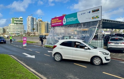Bahia atinge 100% de adesão no Dia D da vacinação contra a gripe; 800 doses são aplicadas na capital