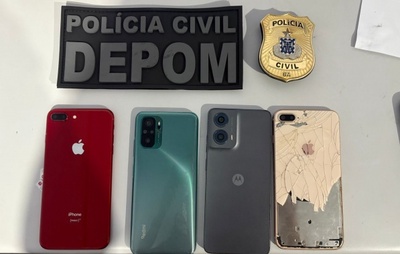 Polícia recupera celulares durante festa junina na Região Metropolitana