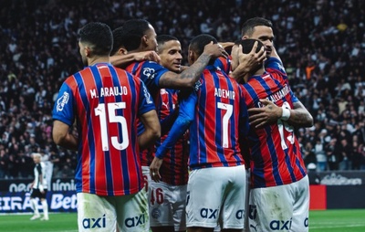 Bahia vence Corinthians na Neo Química Arena, amplia sequência invicta e se consolida no G4 do Brasileirão