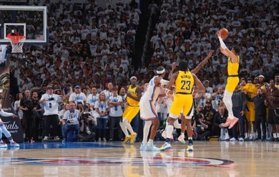 VÍDEO: Com virada no último segundo, Haliburton choca e Pacers abrem 1 a 0 na final da NBA contra o Thunder